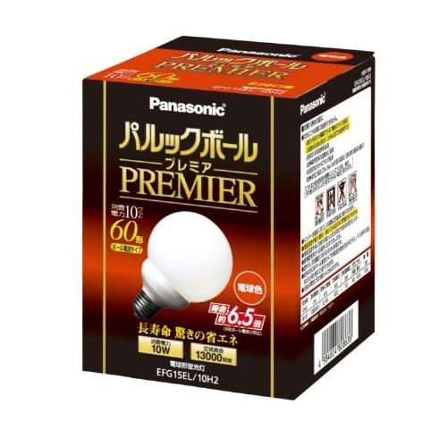 パナソニック パルックボールプレミア G15形 電球色 電球60形タイプ