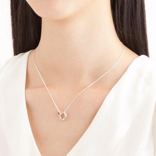 ザ・キッス THE KISS シルバー ペアネックレス 2個セット 男女ペア カップル お揃い メンズ レディース クリスマス 記念日 誕生