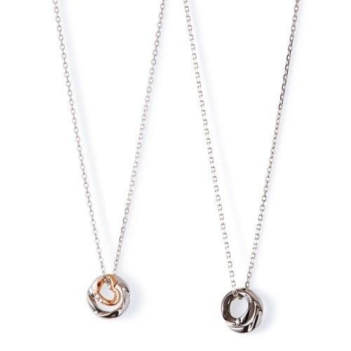 ザ・キッス THE KISS シルバー ペアネックレス 2個セット 男女ペア カップル お揃い メンズ レディース クリスマス 記念日 誕生 ザ キッス THE KISS シルバー ペアネックレス 2個セット 男女ペア カップル お揃い メンズ レディース クリスマス 記念日 誕生