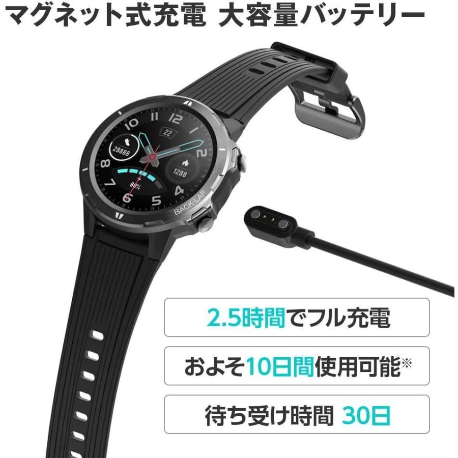 代引き不可 腕時計 Watch Blixia スマートウォッチ Blixia公式 1 3インチ大画面 マグネット充電 App通知 着信通知 5atm防水 スマートウォッチ本体 Mail Invent1 Nyts Edu