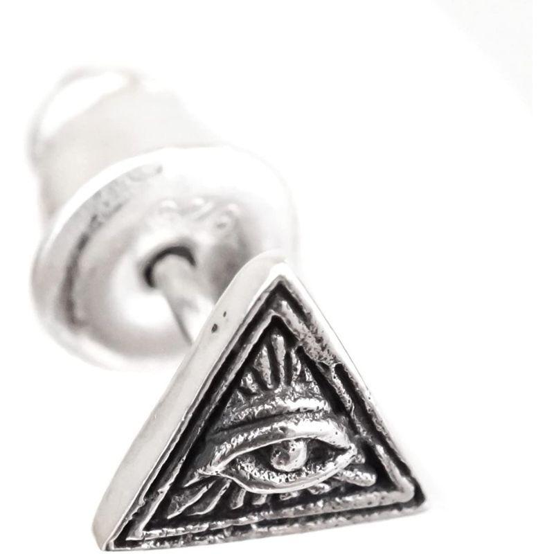 ジナブリング Jina Bring シルバーピアス シルバー925 トライアングル プロビデンスの目 フリーメイソン シリコンキャッチ付 買取り実績