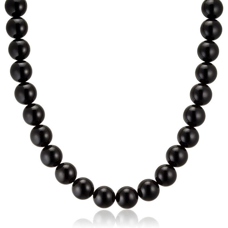 ジュエリーシンワ Jewelry Shinwa 天然ジェット(10mm丸玉)ネックレス42cmサイズ jn0212-42 ジュエリーシンワ Jewelry Shinwa 天然ジェット 10mm丸玉 ネックレス42cmサイズ jn0212