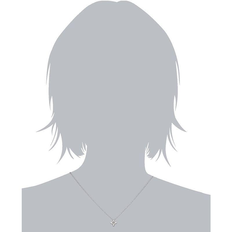 キャーロ ディ ディアマンテ CHIARO DI DIAMANTE K10ホワイトゴールド×ダイヤモンド スノークリスタルペンダントネックレ キャーロ ディ ディアマンテ CHIARO DI DIAMANTE K10ホワイトゴールド×ダイヤモンド スノークリスタルペンダントネックレ