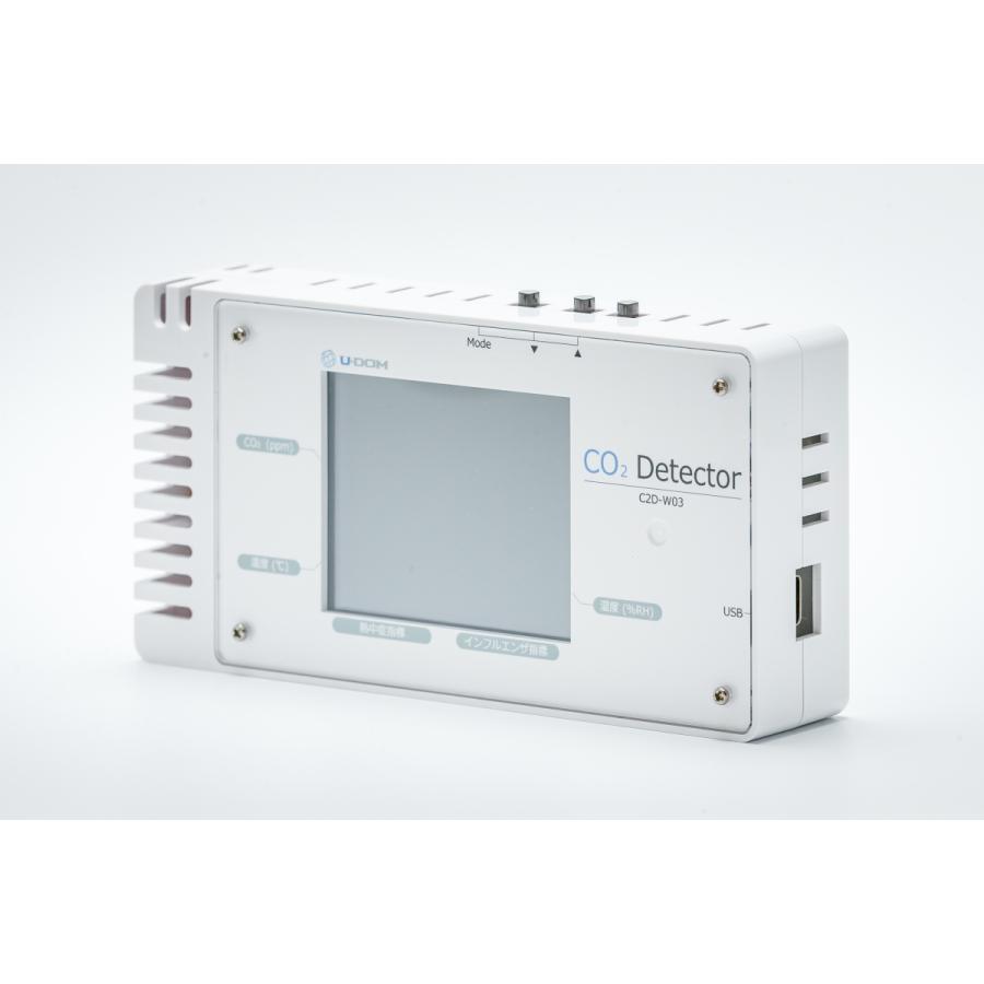 CO2Detector（C2D-W03）二酸化炭素濃度測定器 NDIR方式 日本製