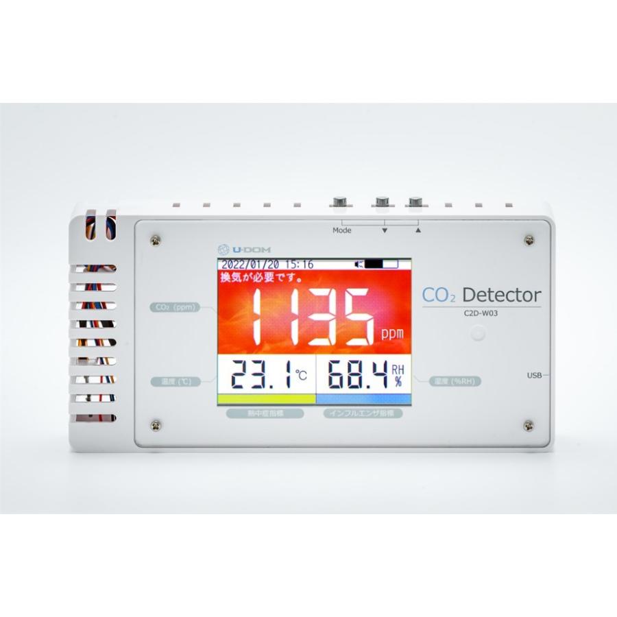 CO2Detector（C2D-W03）二酸化炭素濃度測定器 NDIR方式 日本製