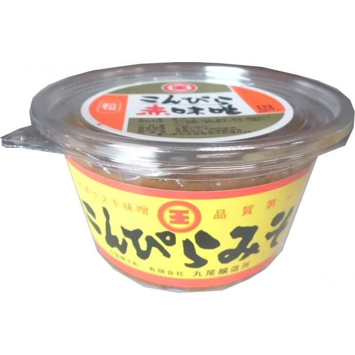 丸尾醸造所　こんぴら味噌　麦赤粒　赤　粒みそ　500g カップ |  | 01
