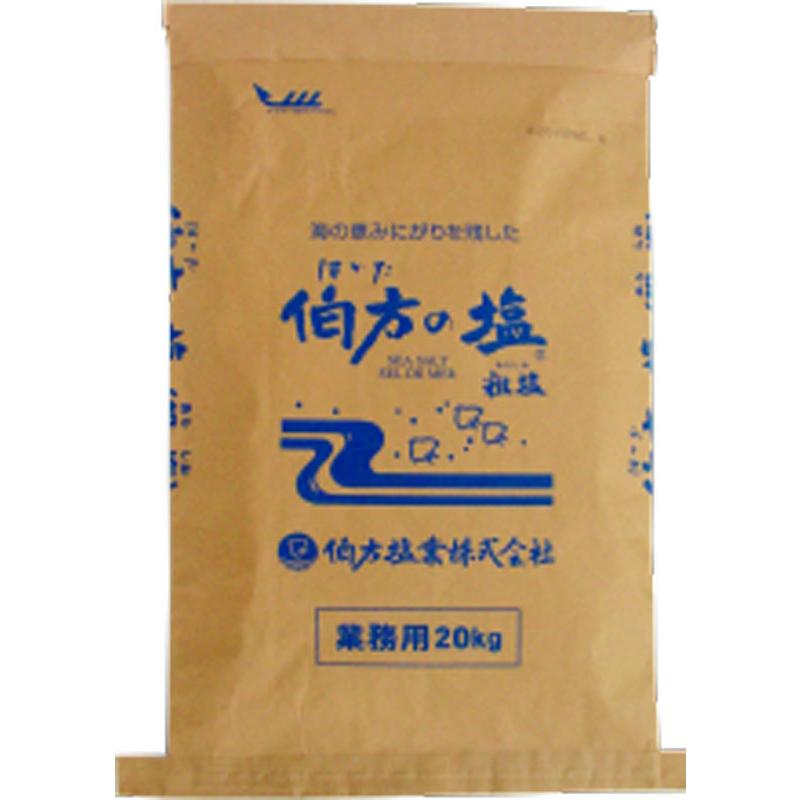 塩 業務用 伯方塩業 伯方の塩(粗塩) 20kg | 