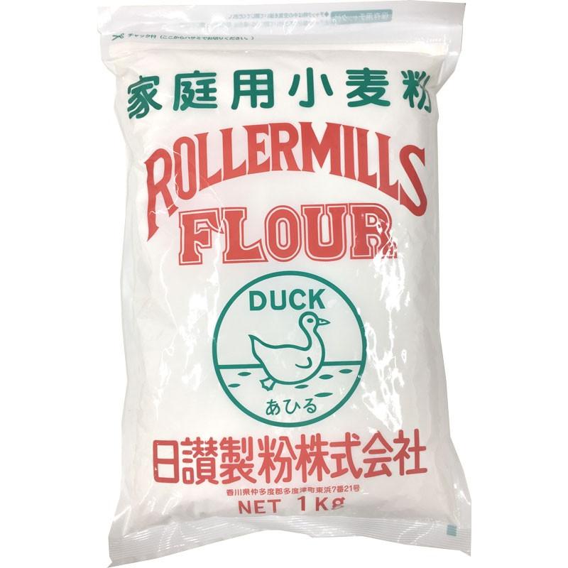 日讃製粉 うどん粉 緑あひる(ミドリアヒル) 1kg（約10-12食分） | 