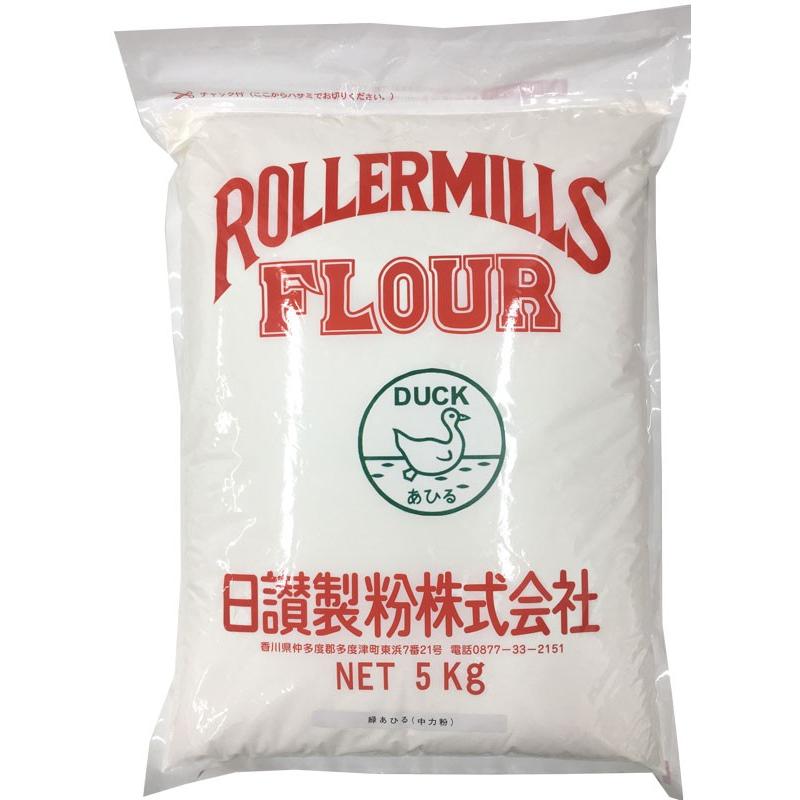 日讃製粉 うどん粉 緑あひる(ミドリアヒル) 5kg（約50-60食分） | 