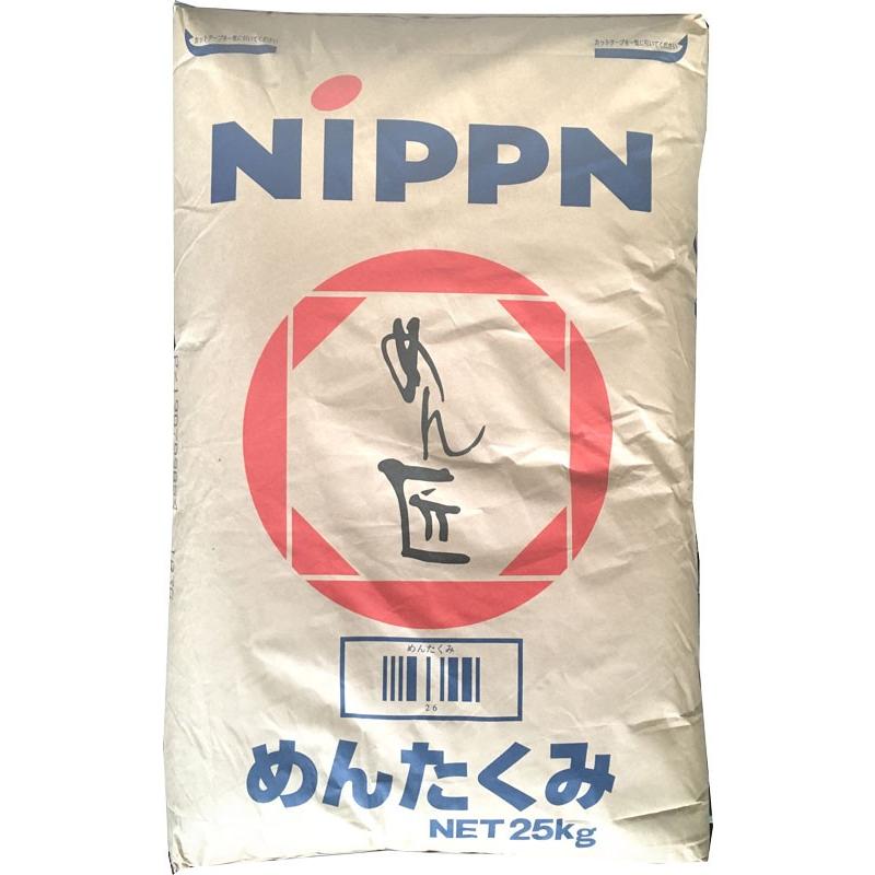 日本製粉 うどん粉 めん匠 (めんたくみ) 25kg NIPPN 手打ちうどん専用小麦粉 |  | 01