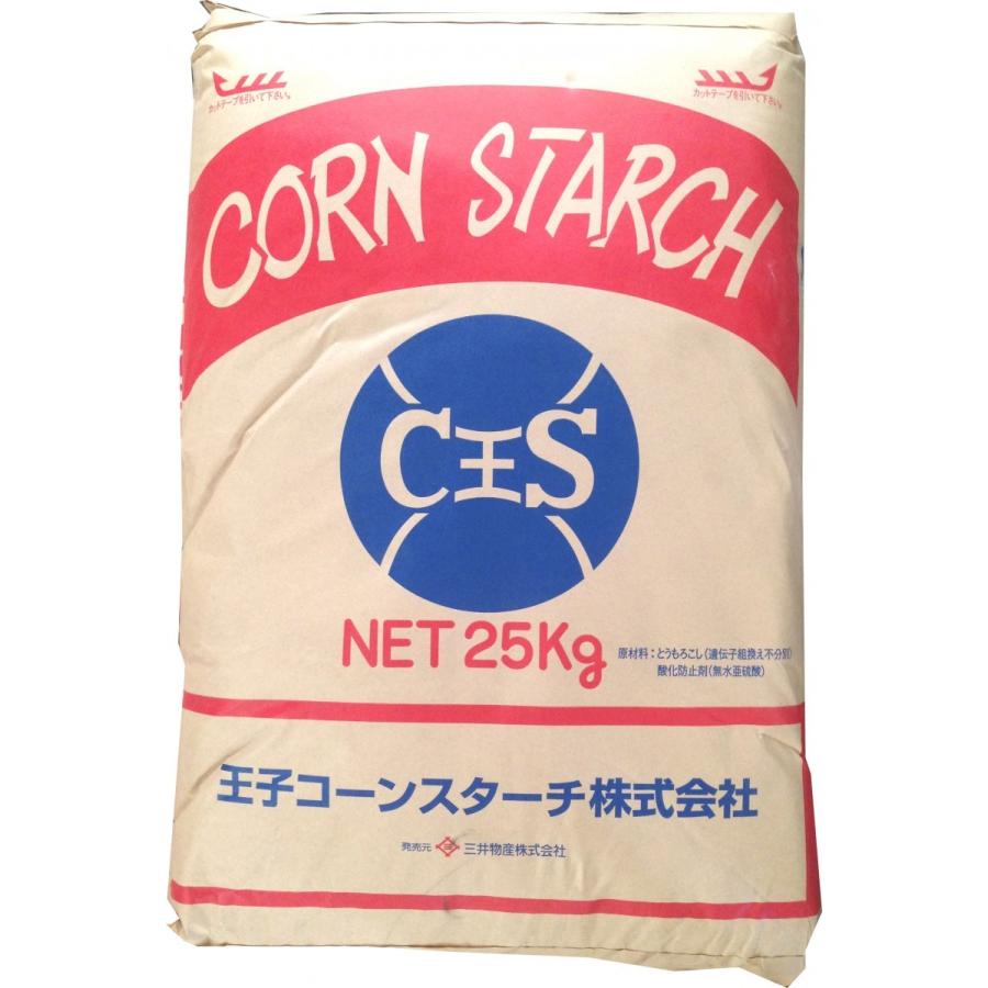 最も優遇 王子コーンスターチ クラフト袋入り コーンスターチ25kg コーンスターチ