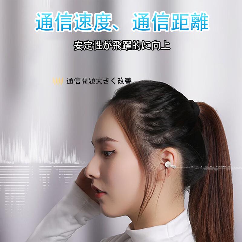 ワイヤレスイヤホン Bluetooth5.3 2024最新 超長航続 小型 軽量 Hi-Fi高音質 超長待機 音漏れ防ぐ スポーツ 耳挟む クリップ式 通勤 通学 プレゼント｜udonostore｜06