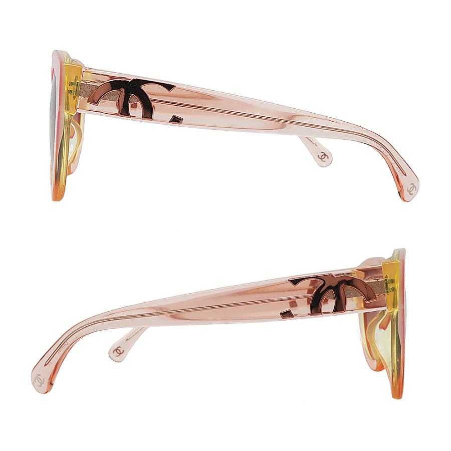 名東】シャネル サングラス バタフライ シェイプ アイウェア コーラル