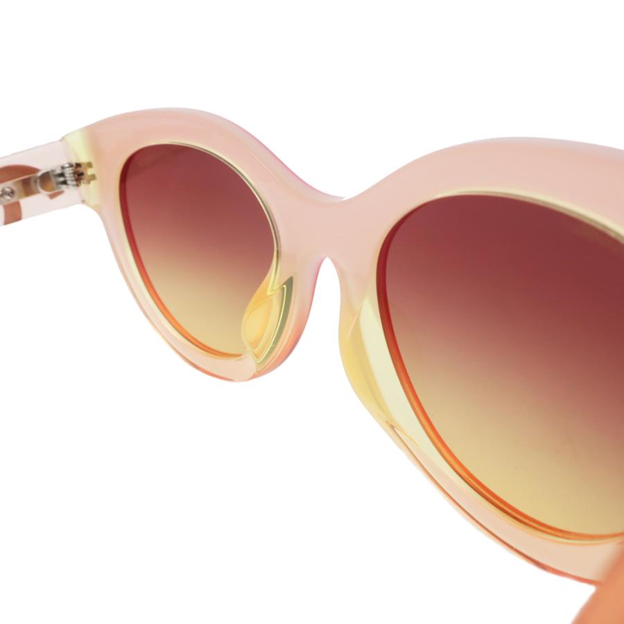 名東】シャネル サングラス バタフライ シェイプ アイウェア コーラル