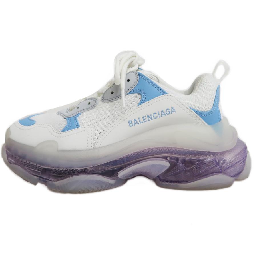 BALENCIAGA スニーカー 38 ホワイト/ブルー
