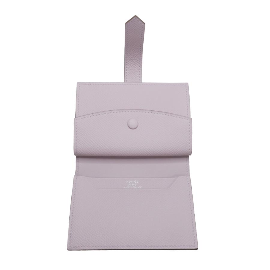 名東】エルメス ベアンコンパクト 二つ折り財布 モーヴペール 名東】エルメス ベアンコンパクト 二つ折り財布 モーヴペール