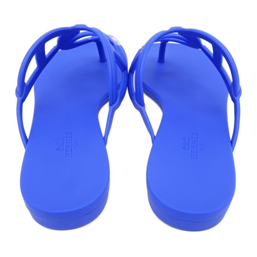 名東】エルメス エジェリ サンダル アウトレイマー ブルー系