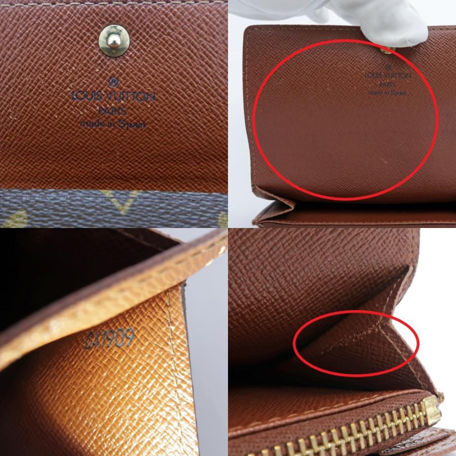 名東】ルイヴィトン ポルトモネジップ M61735 モノグラム 財布