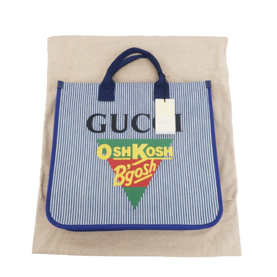 名東】【GUCCI】グッチXオシュコシュ コラボトートバッグ ブルー 名東】【GUCCI】グッチXオシュコシュ コラボトートバッグ ブルー