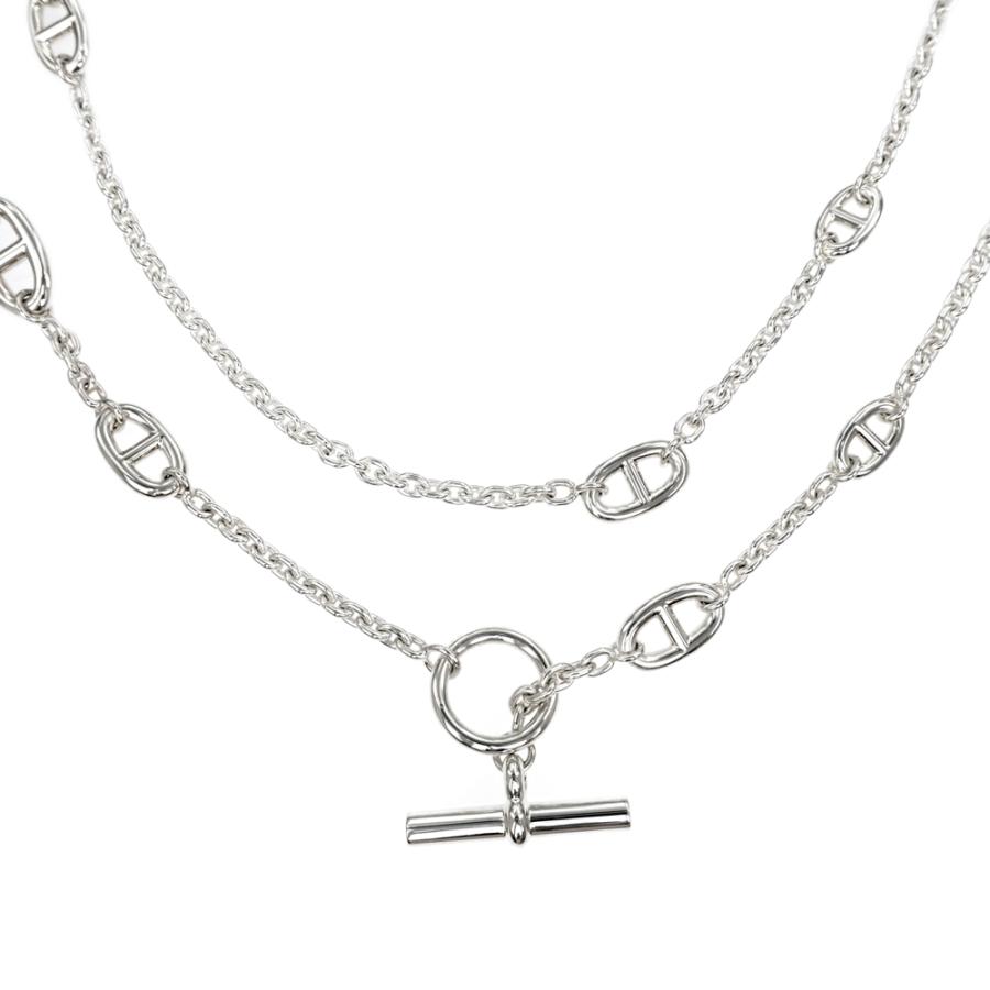 名東】エルメス シェーヌダンクル ネックレス ファランドール 160