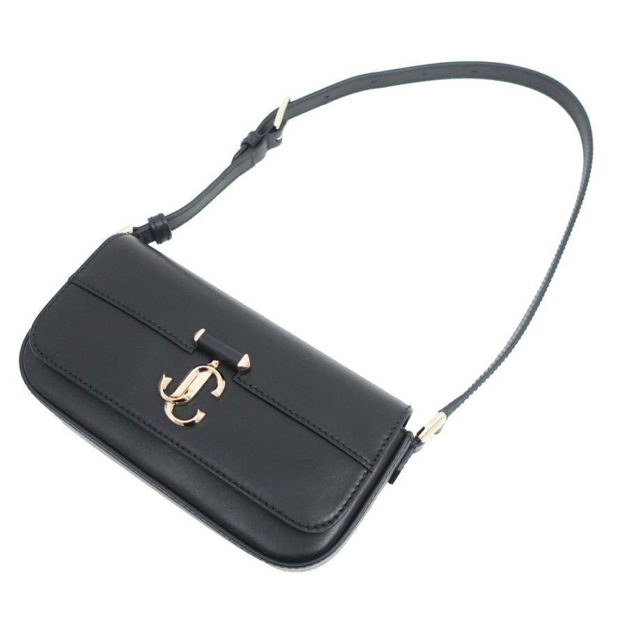 名東】ジミーチュウ AVENUE MINI ショルダーバッグ ブラック