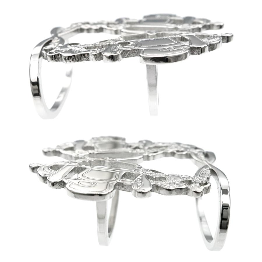 新品未使用　エルメススカーフリング　ブリッドドゥガラ　シルバー HERMES - エルメス ブリッド ドゥ ガラ Brides de Gala スカーフ