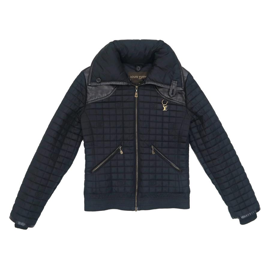 ルイヴィトン ダウン ジャケット キルティング レディース ブラック 黒