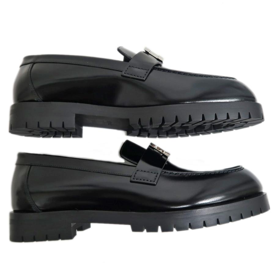 新品同様　エルメス　フォーブル　モカシン　パンプス　37.5 黒 モカシン-《フォーブル》--