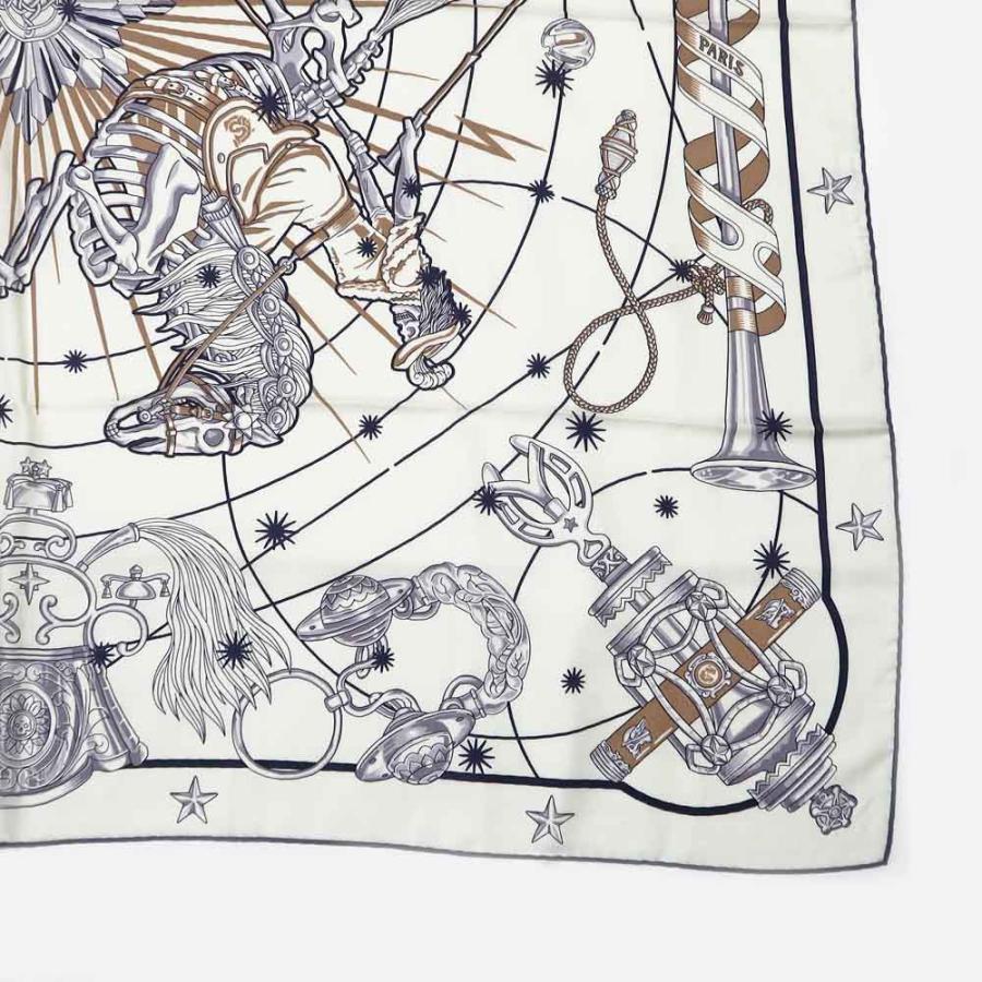 名東】エルメス カレ140 スカーフ CHORUS STELLARUM バンダナ