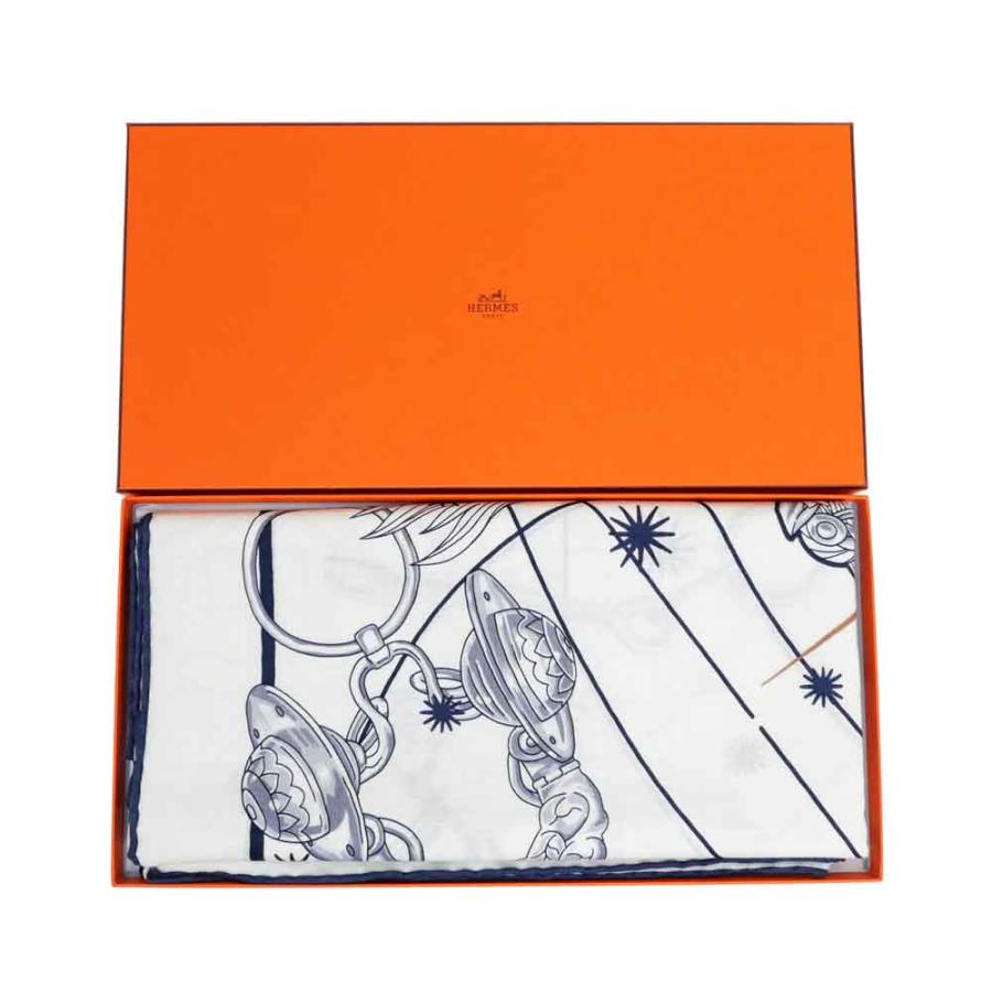 名東】エルメス カレ140 スカーフ CHORUS STELLARUM バンダナ