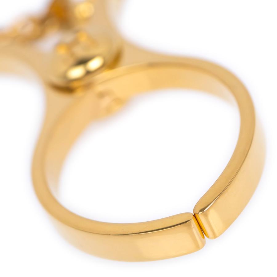 エルメス　HERMES フィルー　グローブホルダー　ゴールド HERMES エルメス フィルー グローブホルダー ゴールド 手袋