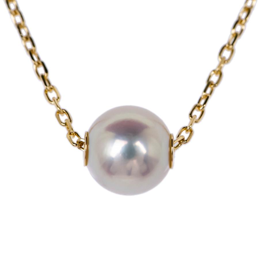 ミキモト　7mmパールネックレス MIKIMOTO - 【超美品】ミキモトパールネックレス7-7.5mm 約43cm