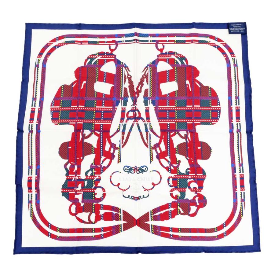 名東】エルメス プチカレ40 スカーフ BRIDES de GALA シルク