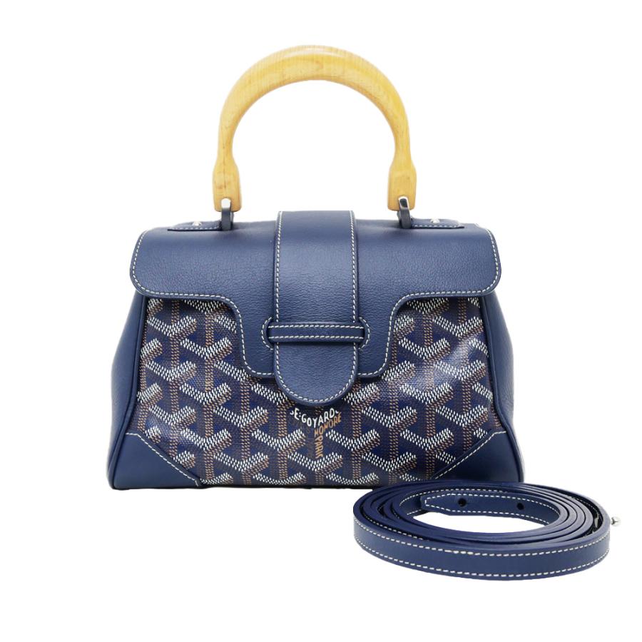 超美品　サイゴン　ミニバック GOYARD（ゴヤール） サイゴン ミニ ハンドバッグ バッグ PVC