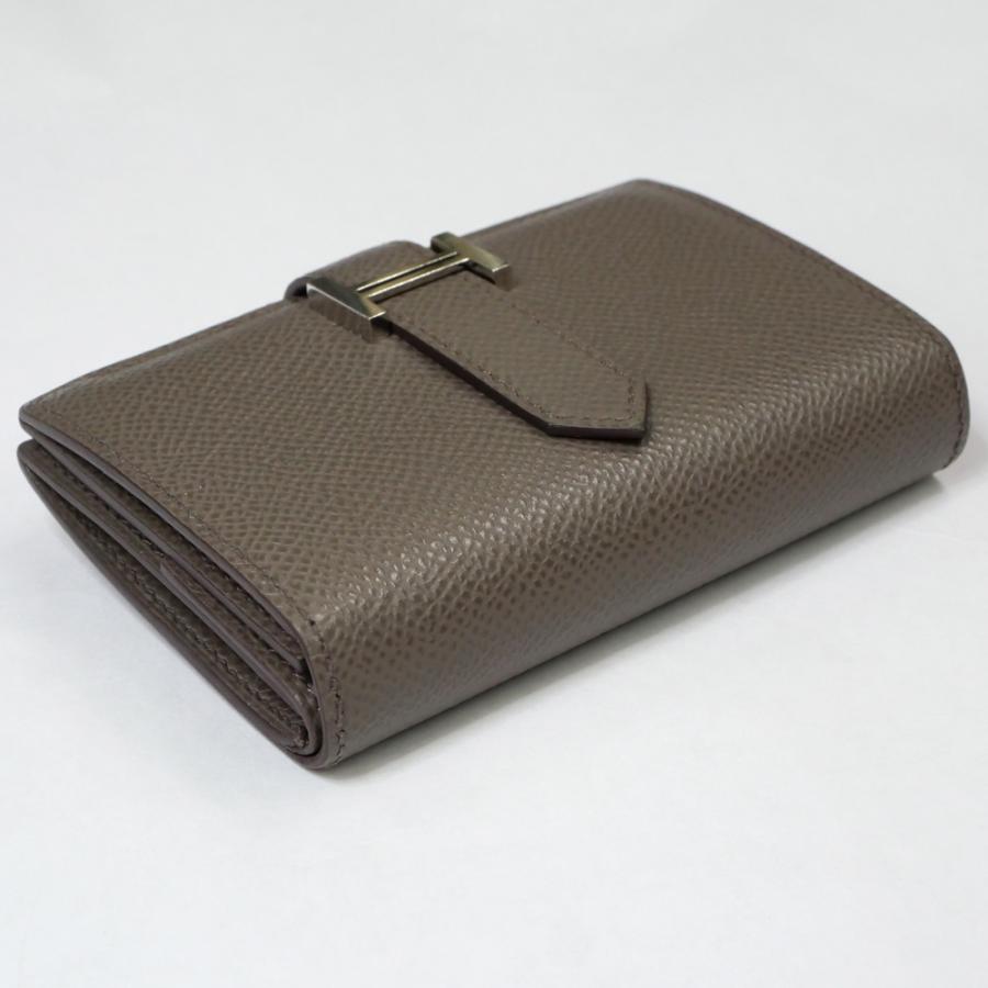 HERMES / ベアンミニ エタン ヴォーエプソン U刻印 二つ折り財布