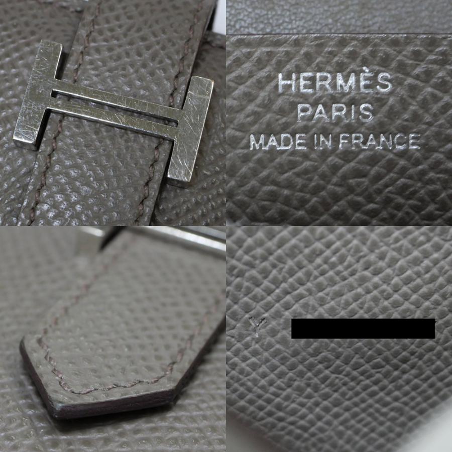 HERMES / ベアンミニ エタン ヴォーエプソン U刻印 二つ折り財布