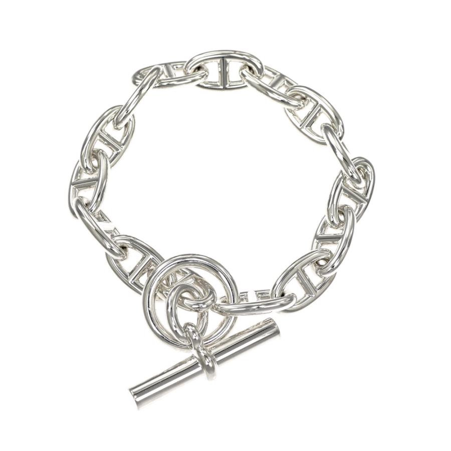 名東】エルメス シェーヌダンクルGM 15コマ Ag925 シルバー