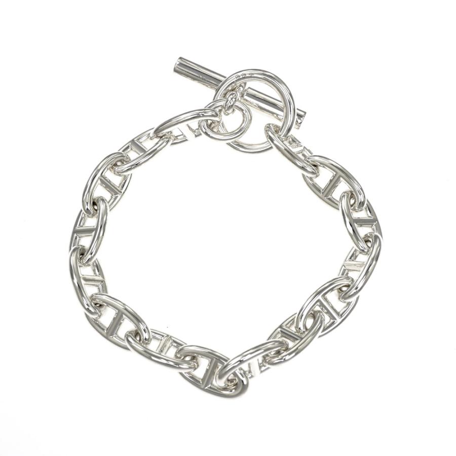 名東】エルメス シェーヌダンクルGM 15コマ Ag925 シルバー