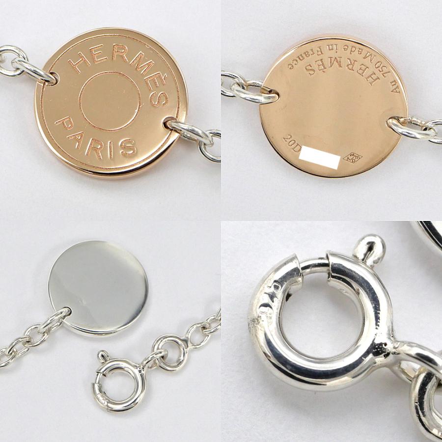 エルメス　ネックレス　トップ　sv925 HERMES エルメス】シルバー SV925 ペンダント ネックレス
