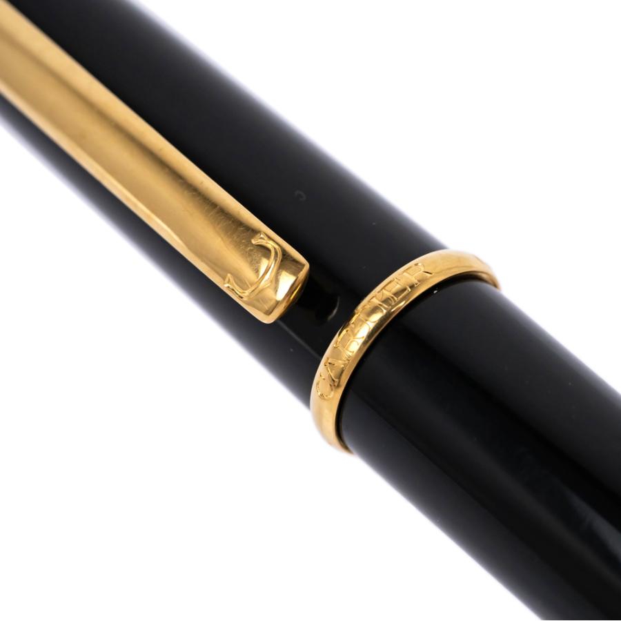 Cartier ボールペン 黒 ゴールド装飾 名東】【CARTIER】ボールペン ディアボロ ドゥ カルティエ