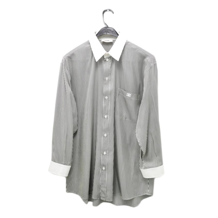 CELINE セリーヌ シルクシャツワンピース チェック 44 coeuriche777_12622