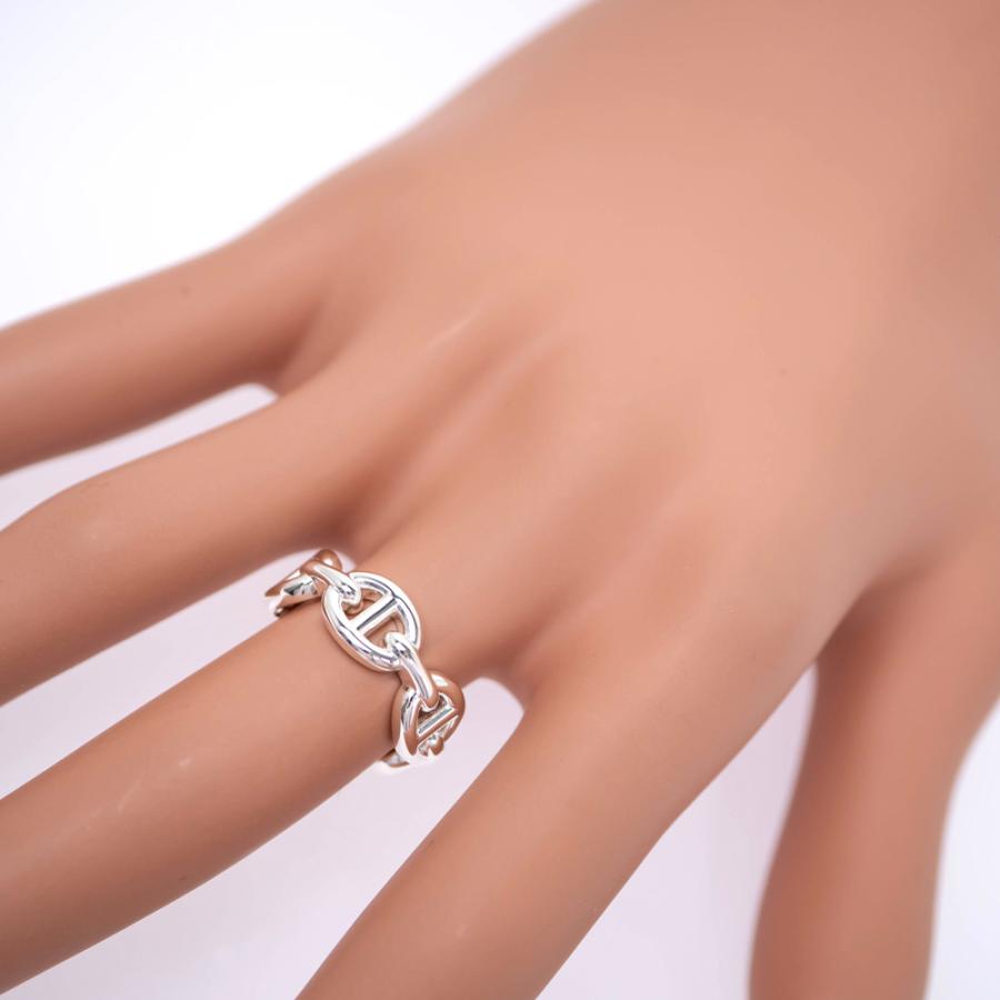 正規 HERMES シェーヌダンクル アンシェネ PM リング 48 8号 指輪 HERMES 【並行輸入品】 エルメス リング 指輪 シェーヌダンクル