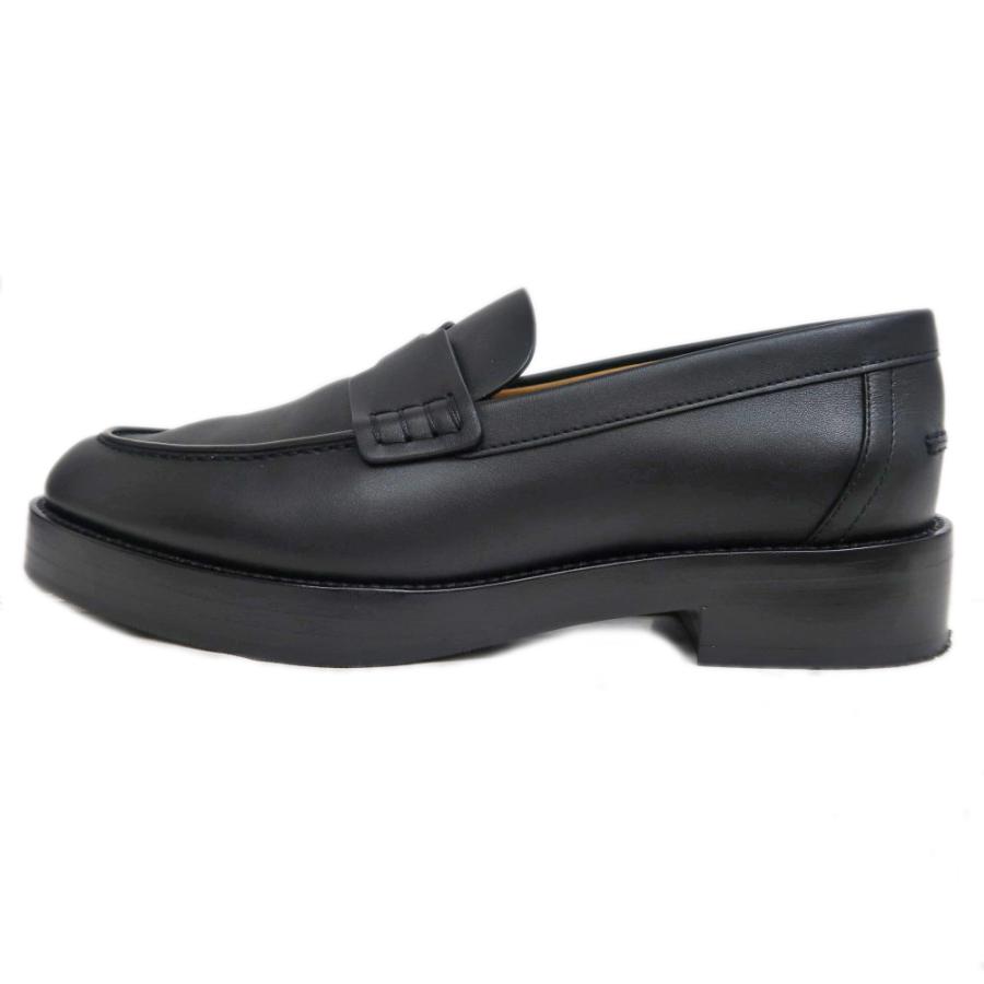 名東】エルメス モカシン アワー H251297Z サイズ36 1/2 ブラック 黒