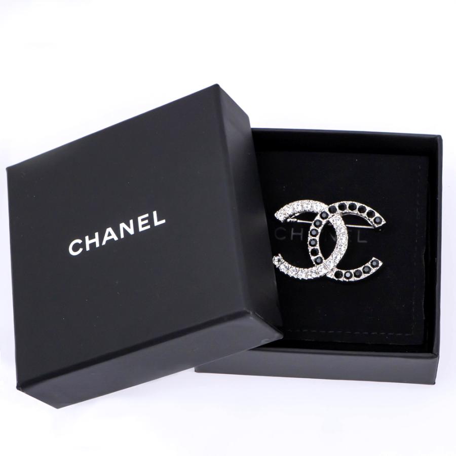 CHANEL シャネル　ダブルストーン　ココマーク　ブローチ CHANEL シャネル ダブルストーン ココマーク ブローチ