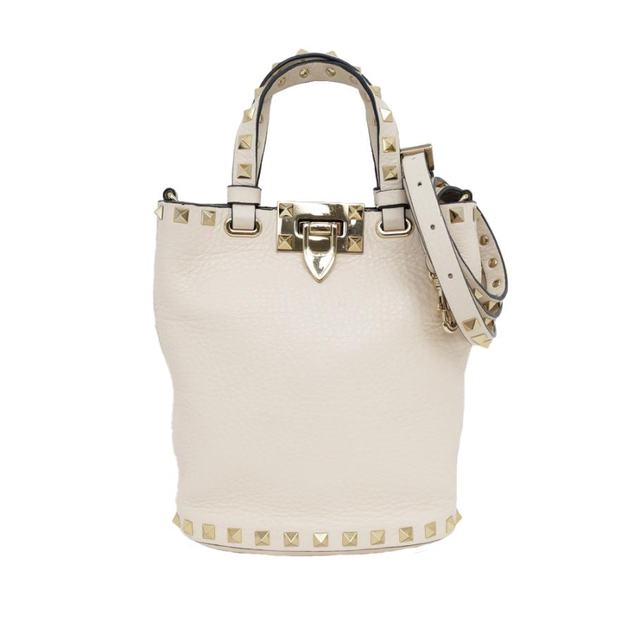 名東】ヴァレンティノ ロックスタッズ 2WAYミニトート ショルダー