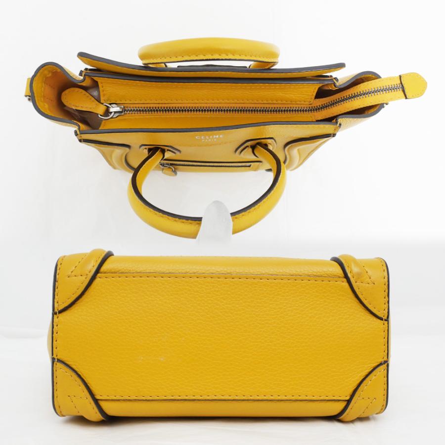 CELINE ラゲージ　ナノ　イエロー ハンドバッグ ショルダーバッグ 楽天市場】セリーヌ CELINE ラゲージ ナノ ショルダーバッグ