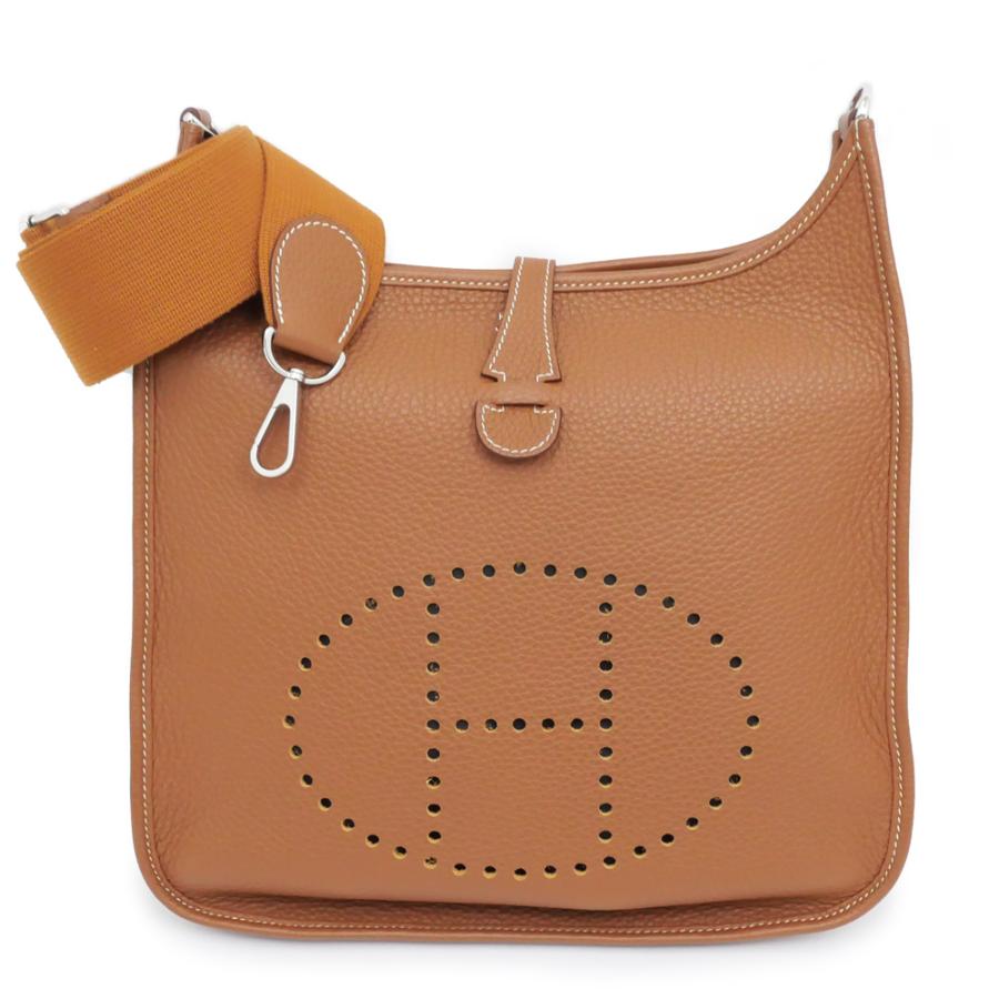 エルメス HERMES エヴリン3 PM W刻 エトゥープ ゴールド金具 トリヨンクレマンス レディース ショルダーバッグ HERMES（エルメス） ショルダーバッグ EVELYNE III 3 PM エブリン