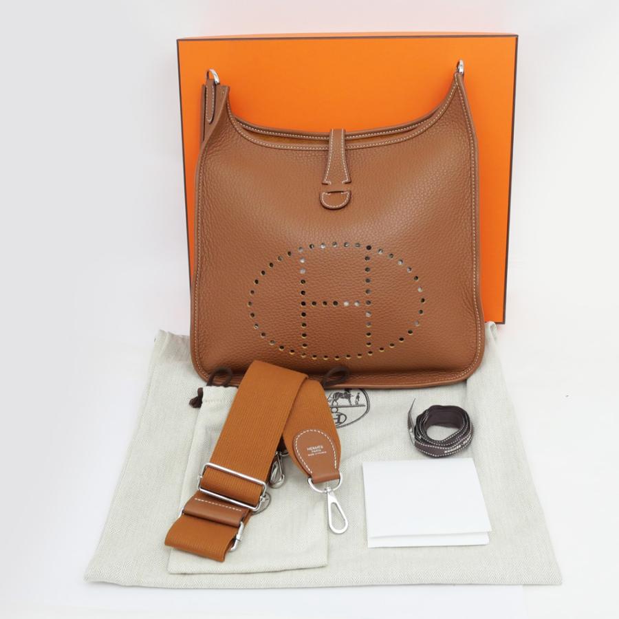 【美品】HERMES エルメス エブリンTPM ゴールド W刻 インナーバッグ付 楽天市場】HERMES エルメス エブリン エヴリン TPM ゴールド W