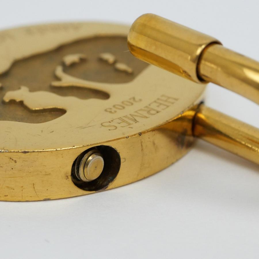 名東】エルメス カデナ 地中海 2003年限定 ゴールド ANNEE