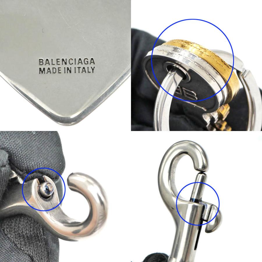 名東】バレンシアガ チャーム キーリング Heart ハート 829000